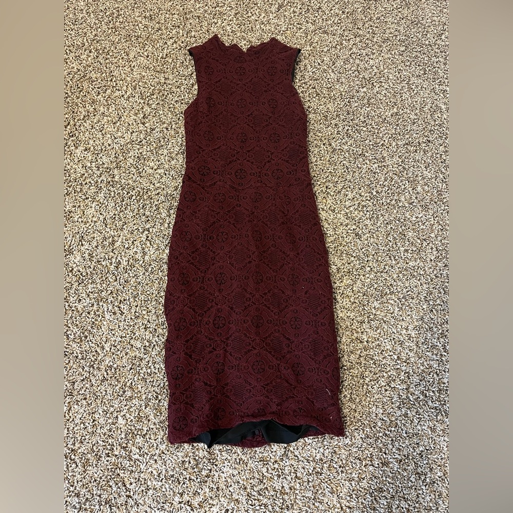 Aqua Lace Dress - XS